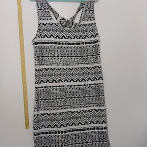 Forever 21 Aztec tribal print bodycon dress size l